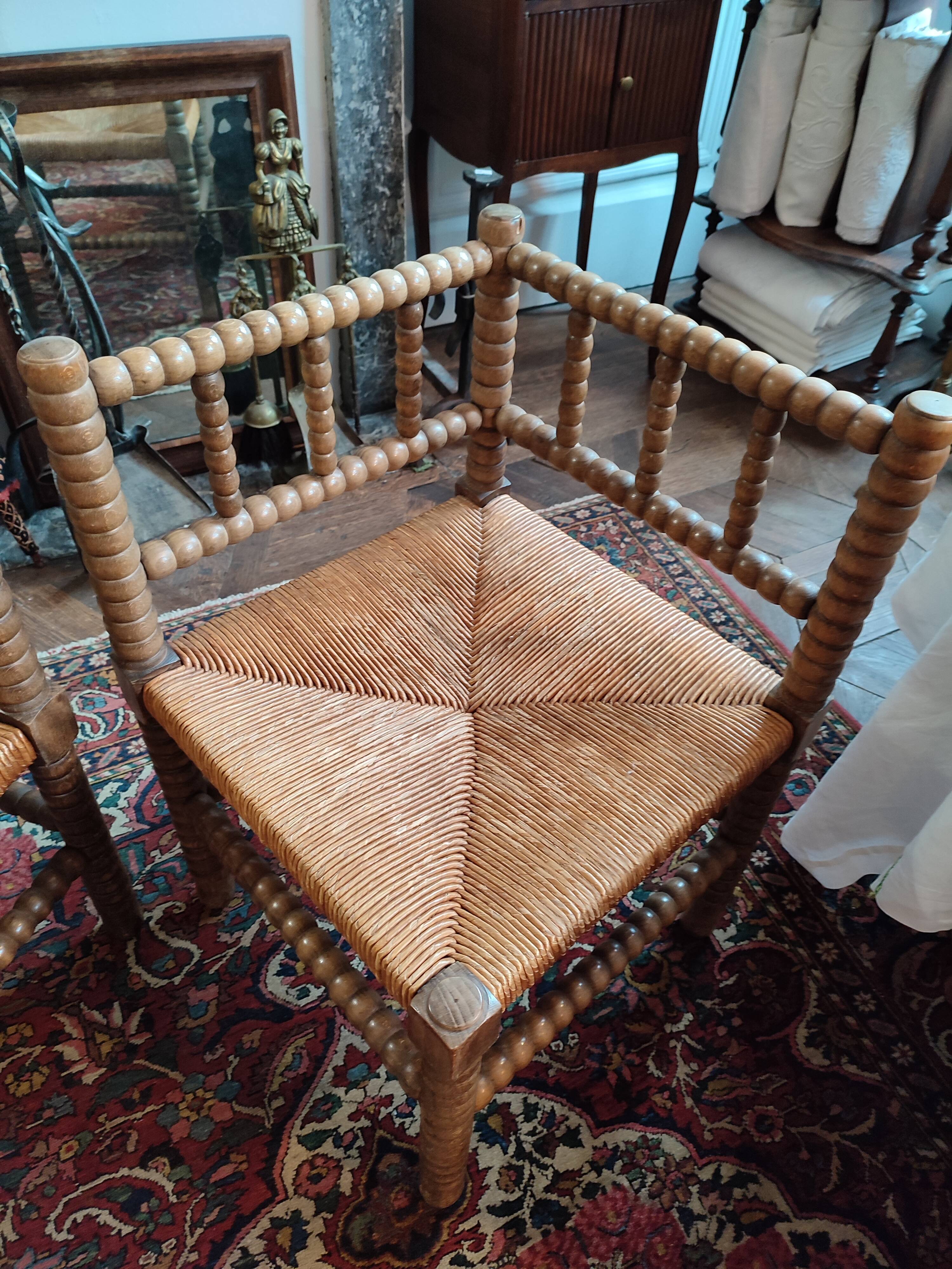 Paire de chaises "coin du feu"