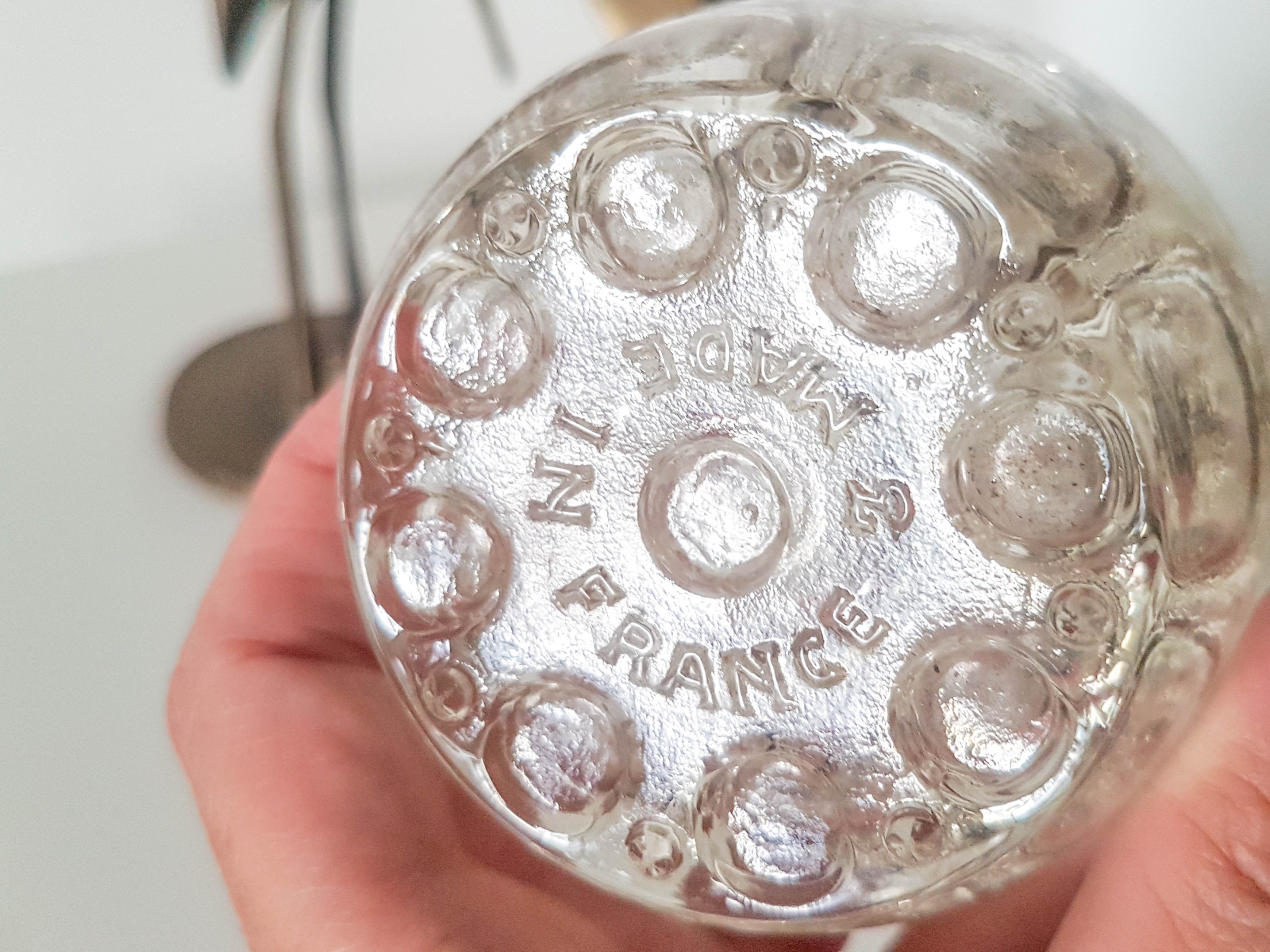 Vintage glass flower spade