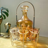 Aperitif service, cooked wine, port or liqueur Verrerie de Monaco