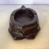 Solid wood turtle ashtray pocket emptier