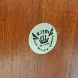 Beautiful wooden bowl in teak from Danish Kjeni 1950s.