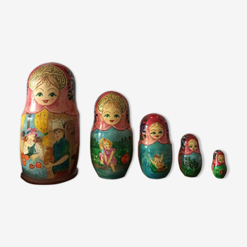 Vintage Russian Matryoshka Dolls