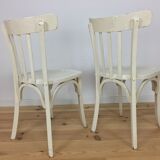 White Luterna vintage bistro chairs