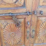 Old wooden door