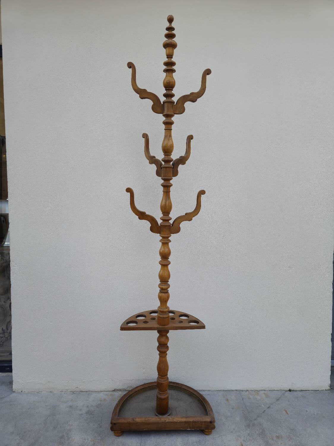Antique 19th century parrot coat rack