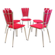 Vintage petal chairs