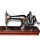 Hand crank sewing machine