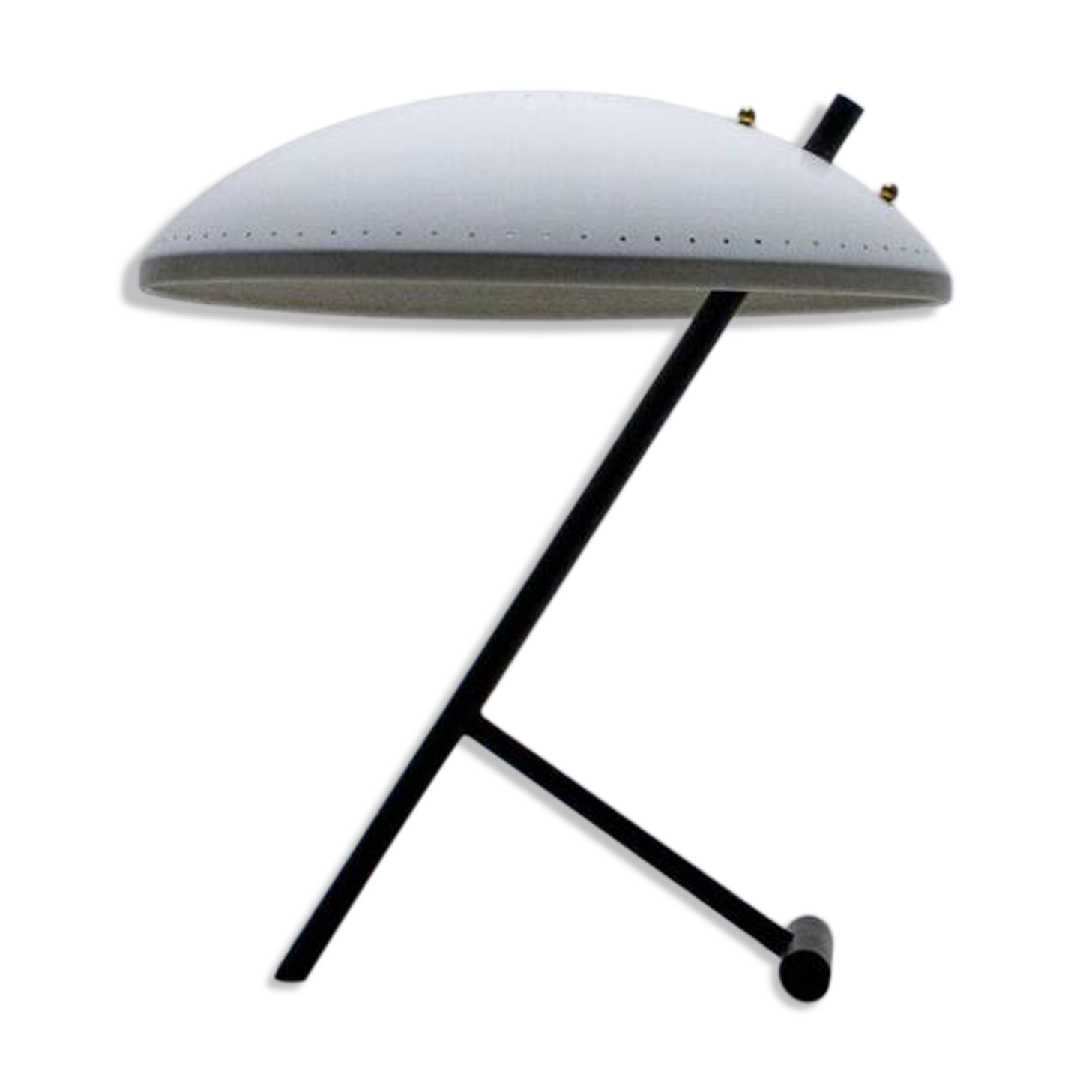 Lampe de bureau Blanc Negro Evoluon par Louis Kalff pour Philips, années 1950.