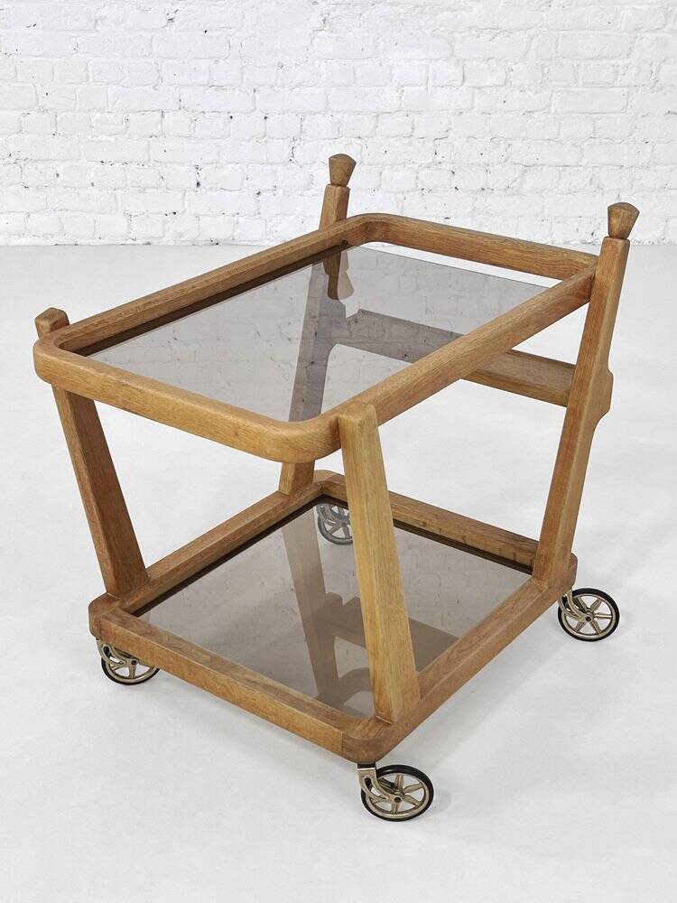 Service Cart from Guillerme & Chambron, 1950s