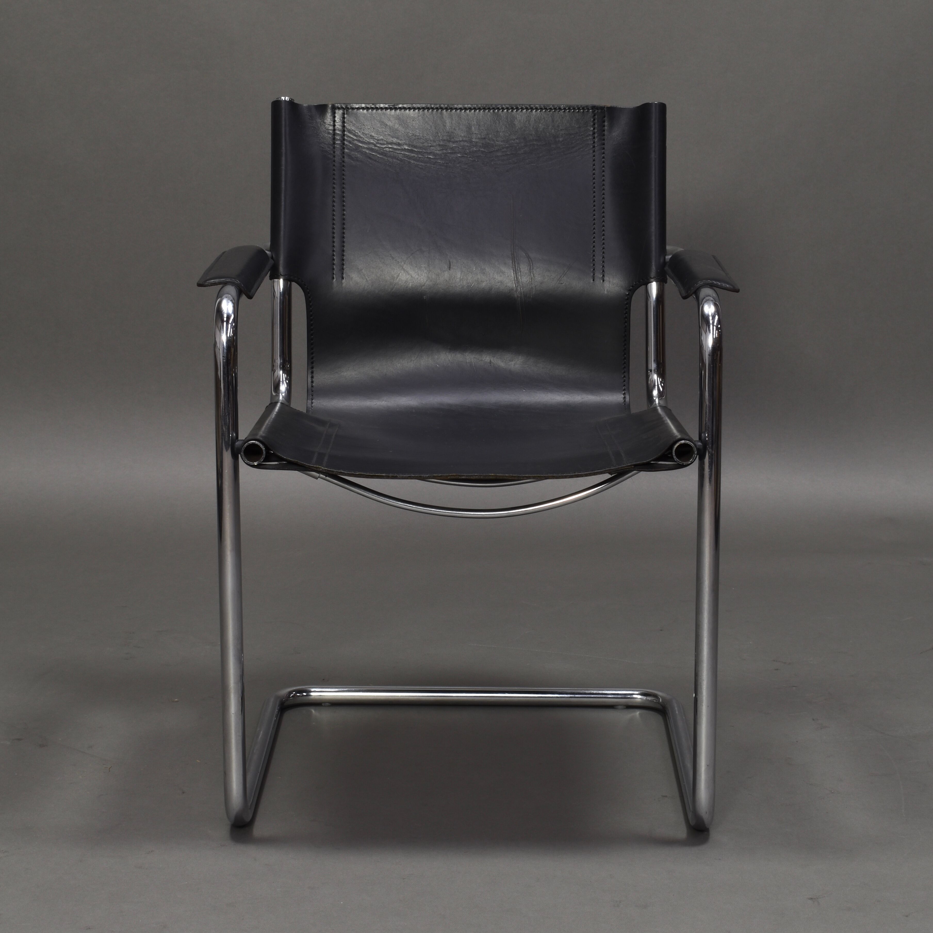 Tubular Bauhaus MG5 Chair by Mart Stam for Matteo Grassi, Italy, 1970s