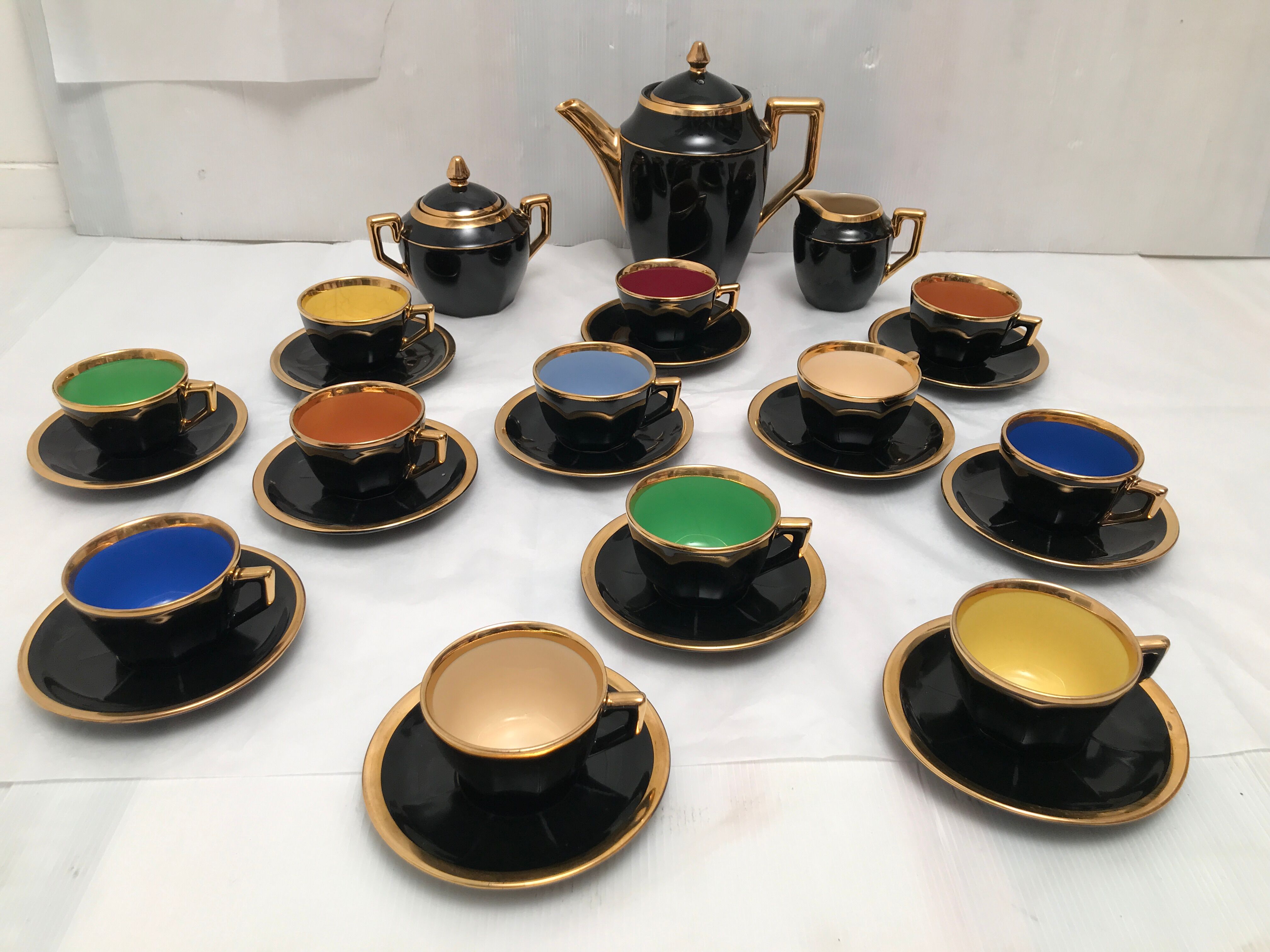 Service of 27 tea pieces 50-60 years