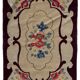 Old American carpet handmade, 76cm x 117cm 1900s