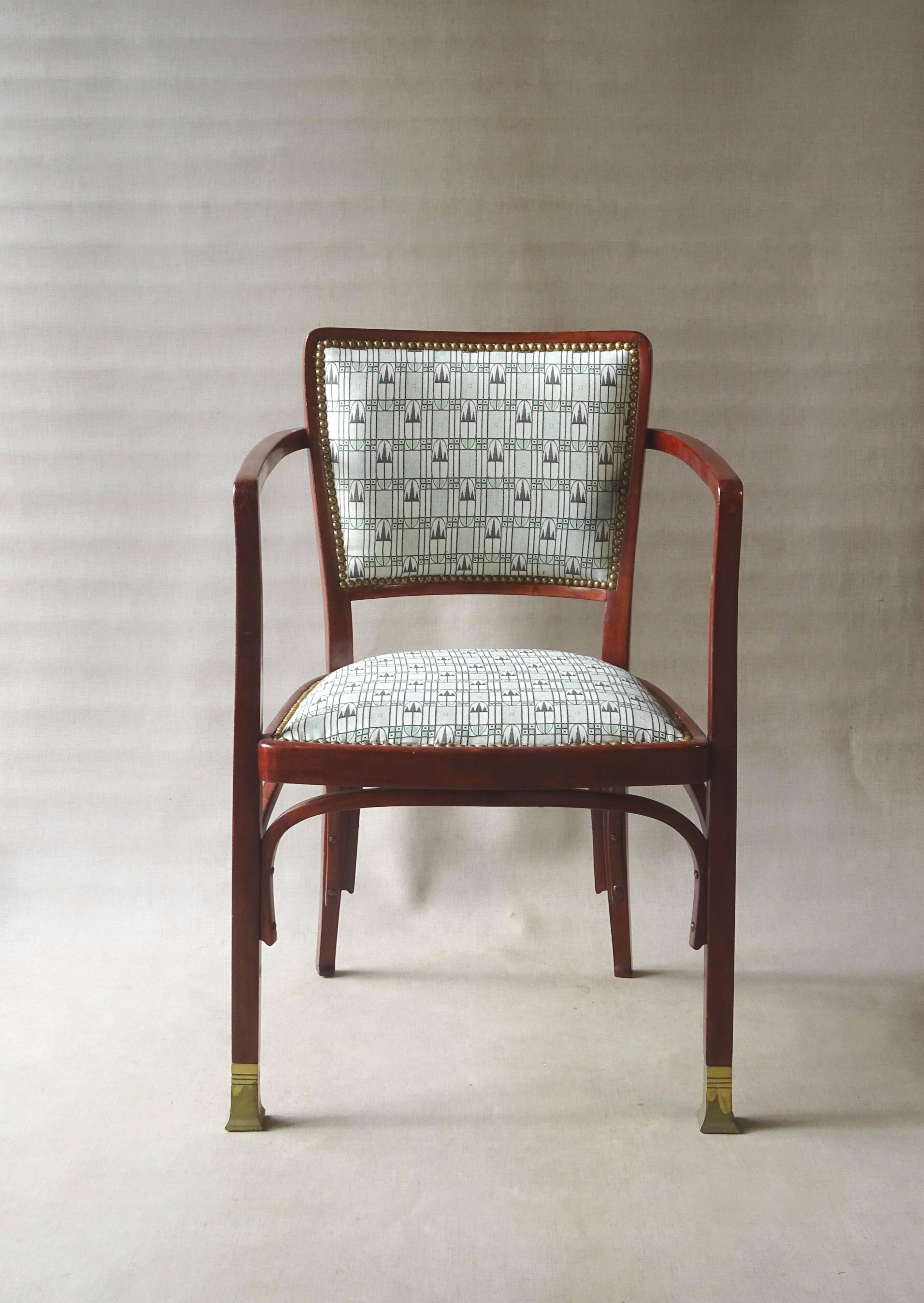Kohn Armchair No. 719, Vienna Secession 1905 (Siegel /Moser)