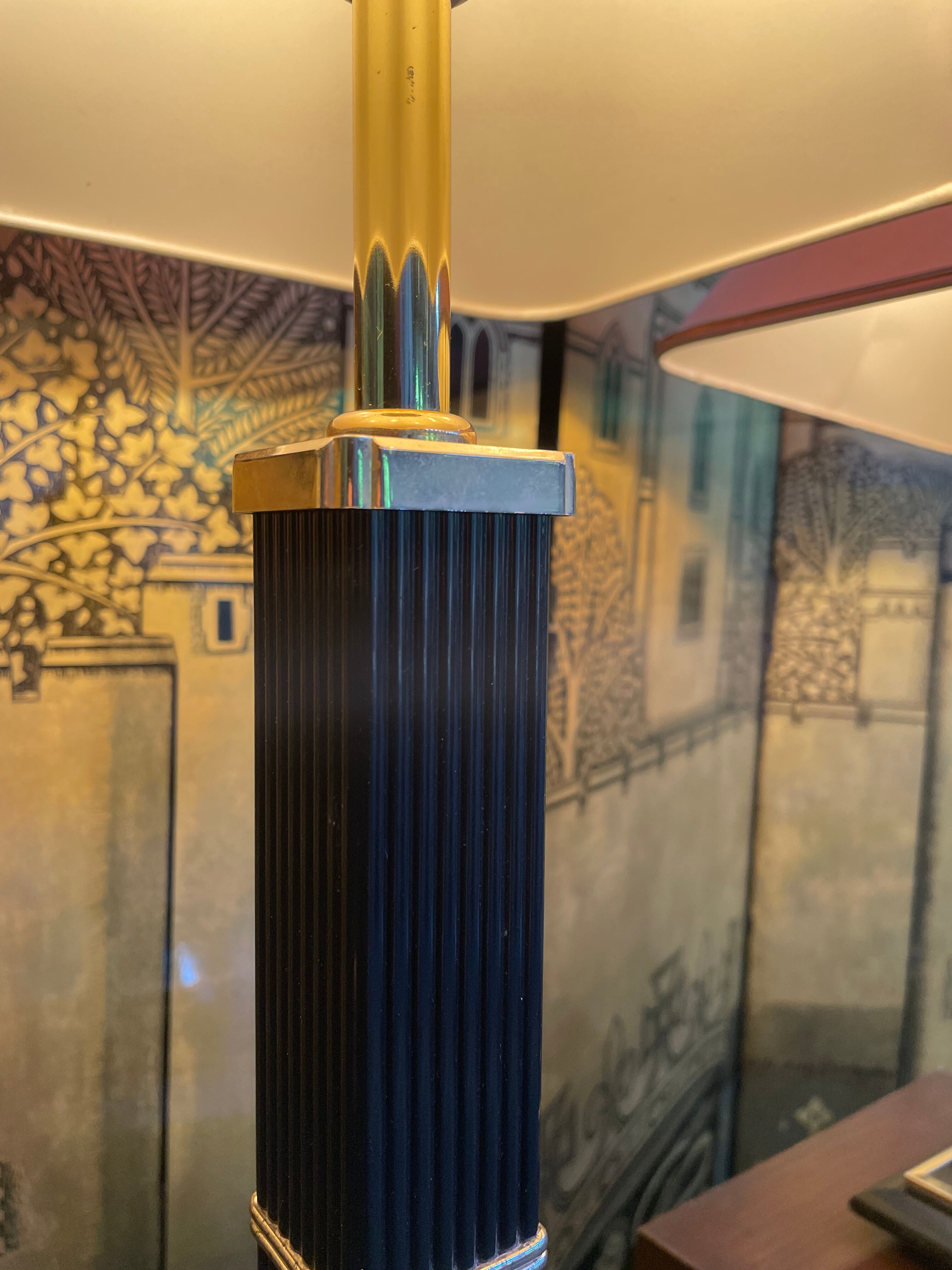 Paire de lampes « Trocadéro » par Robert de Schuytener