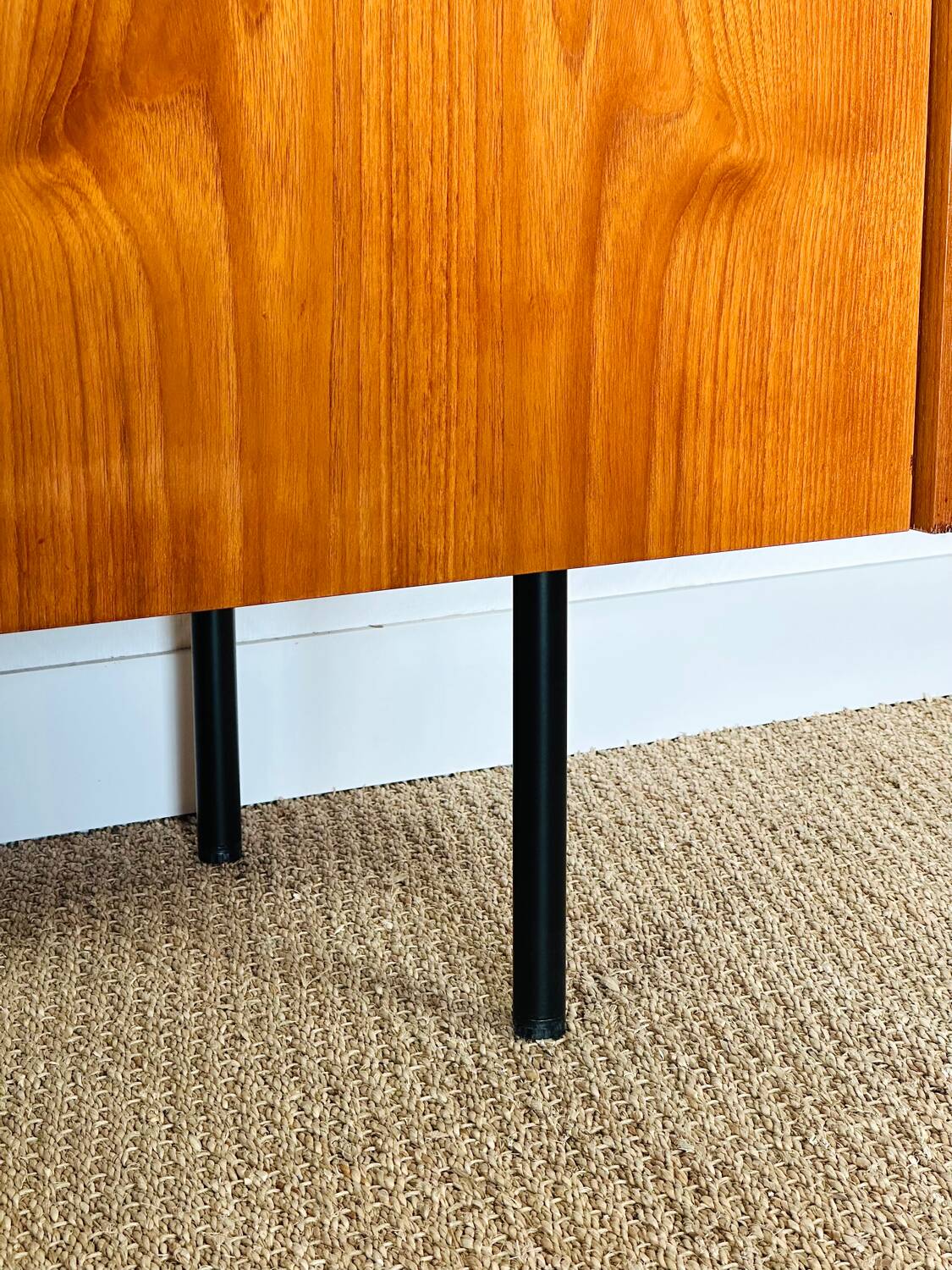 1960s minimalist Scandinavian teak sideboard