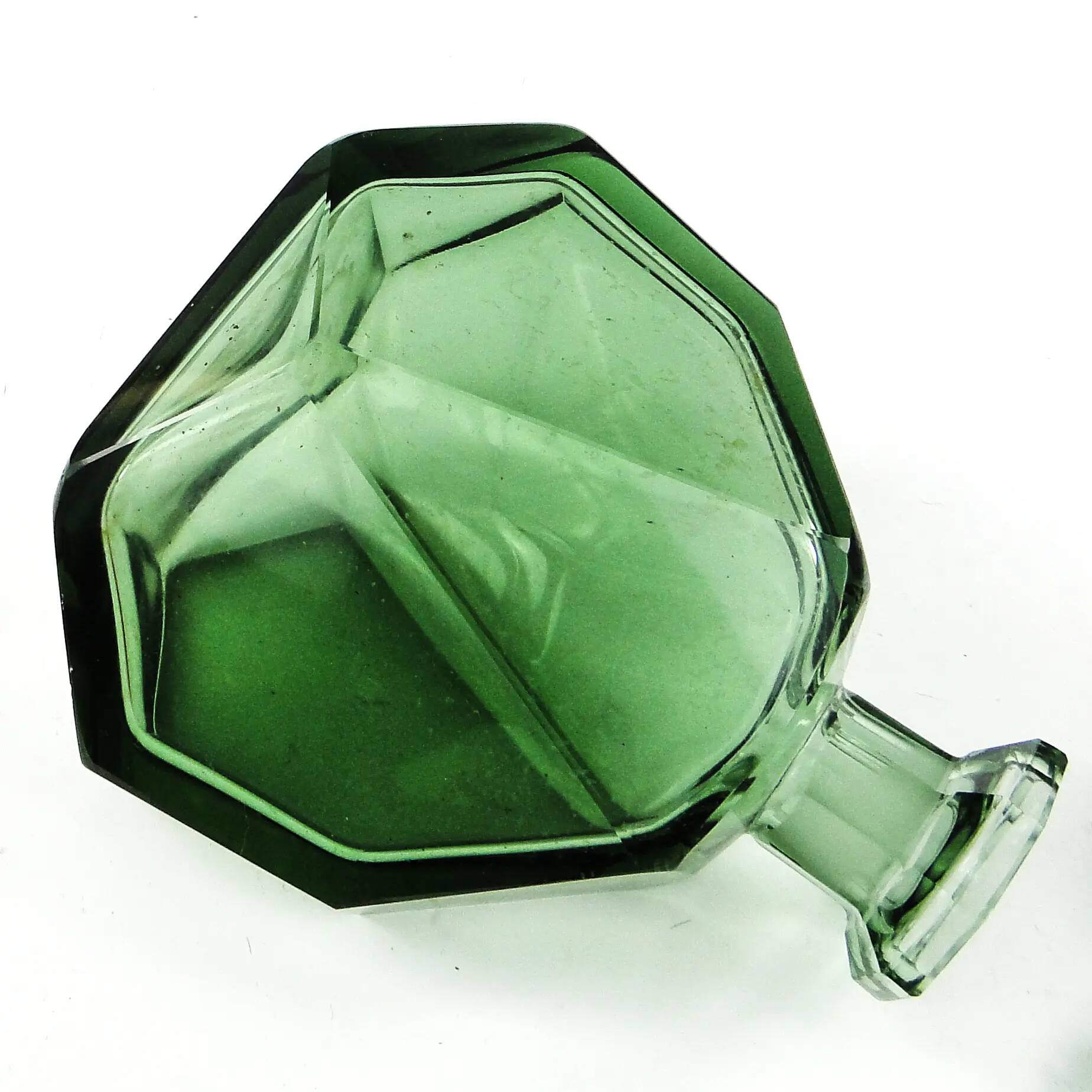 Carafe, Art Deco, crystal, Moser, Czechoslovakia, 1950s