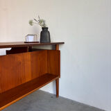 Vintage Danish freestanding desk teak