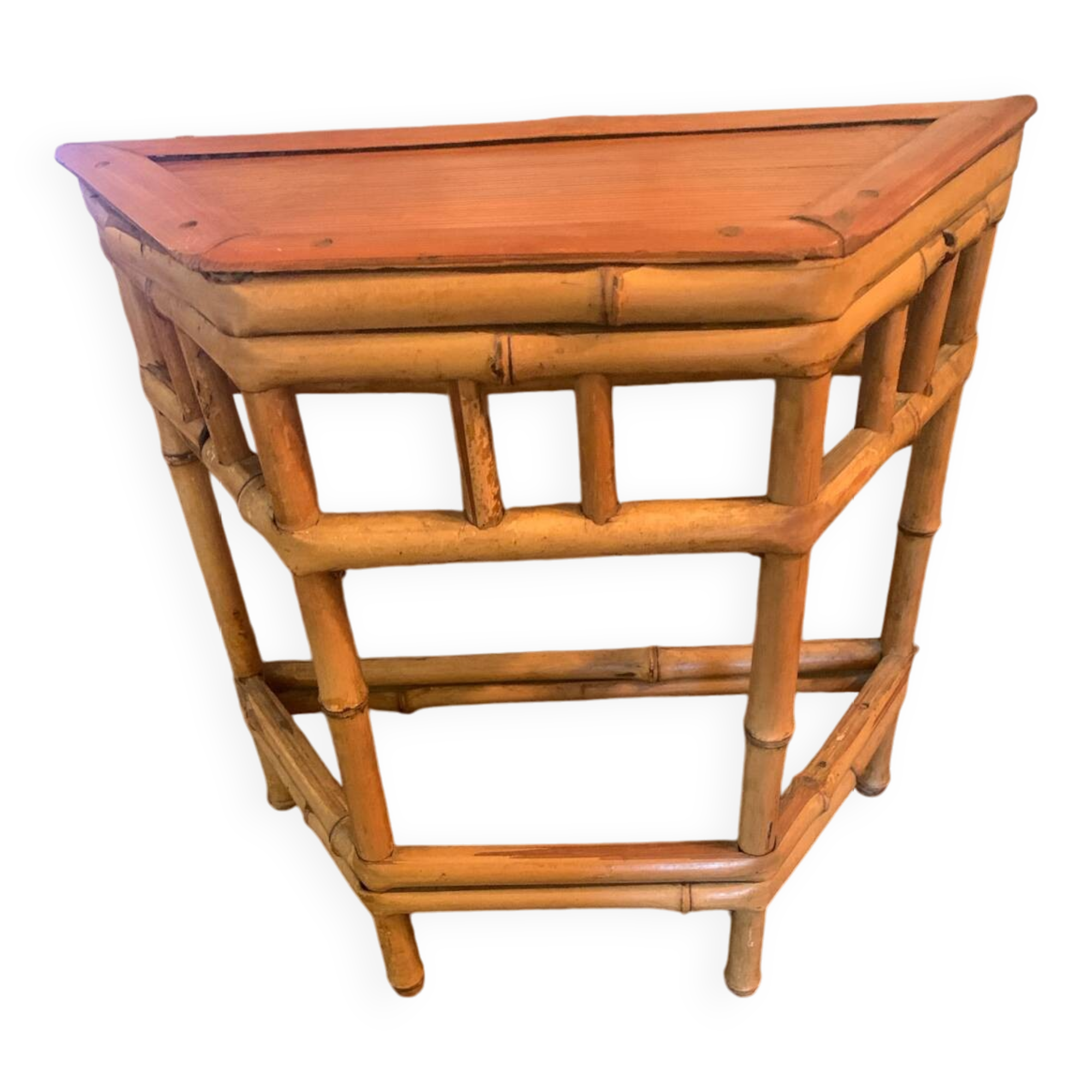 Petit étagère bambou vintage