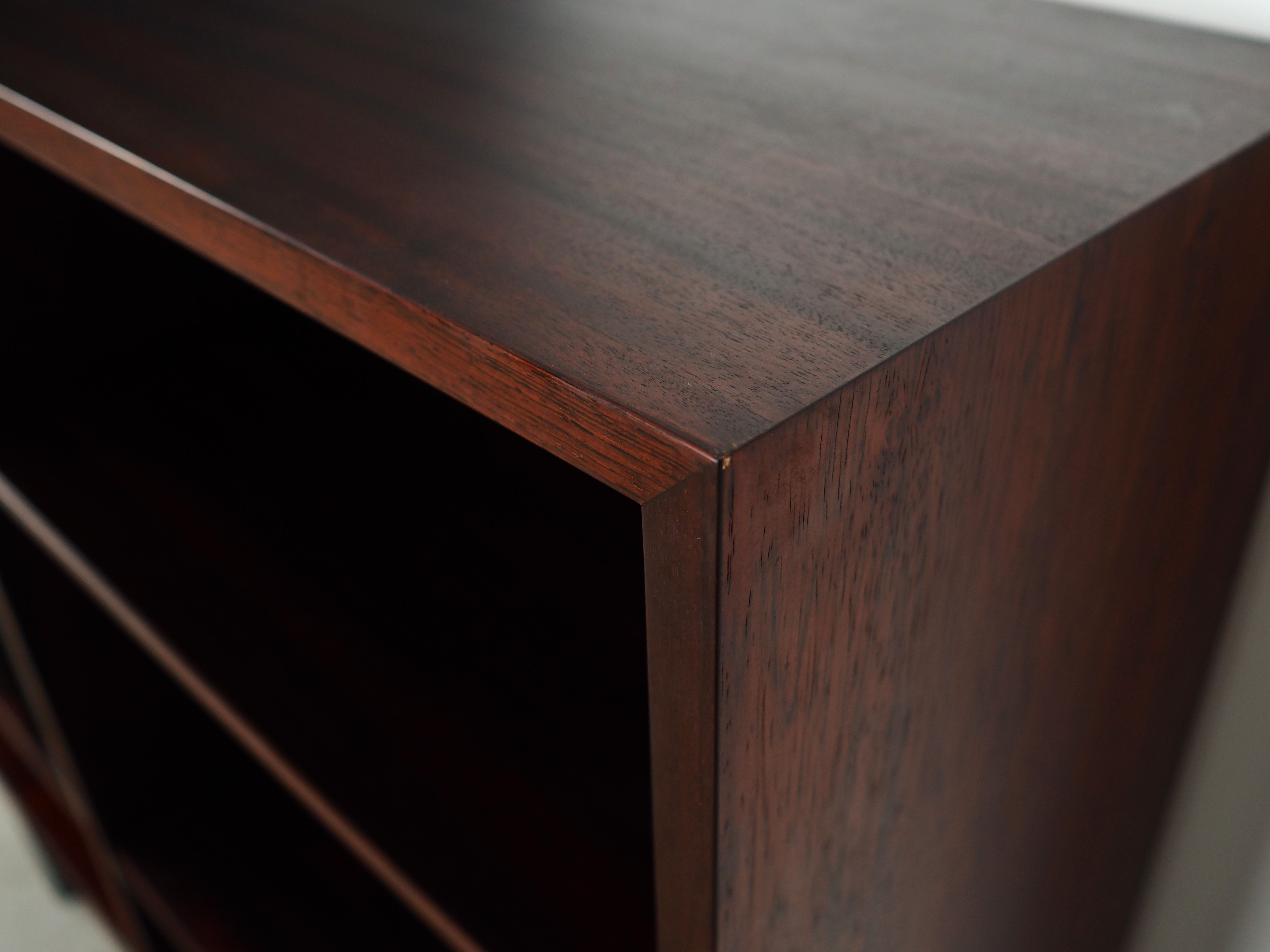 Rosewood bookcase, Danish design, 1970s, manufactured by Omann Jun