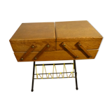 Travailleuse vintage Scoubidou jaune