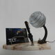Lampe de bureau art déco avec stylo et porte-lettres