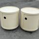 Vintage Componibili bedside tables by Anna Castelli for Kartell set of two