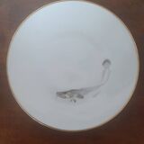 set of 4 Bavaria Hutschenreuther porcelain fish plates