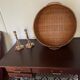 Panier rond en bambou asiatique