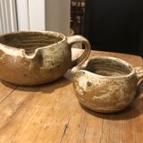 Lot pot grès