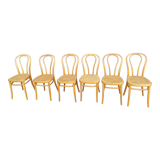 6 vintage cannees chairs old