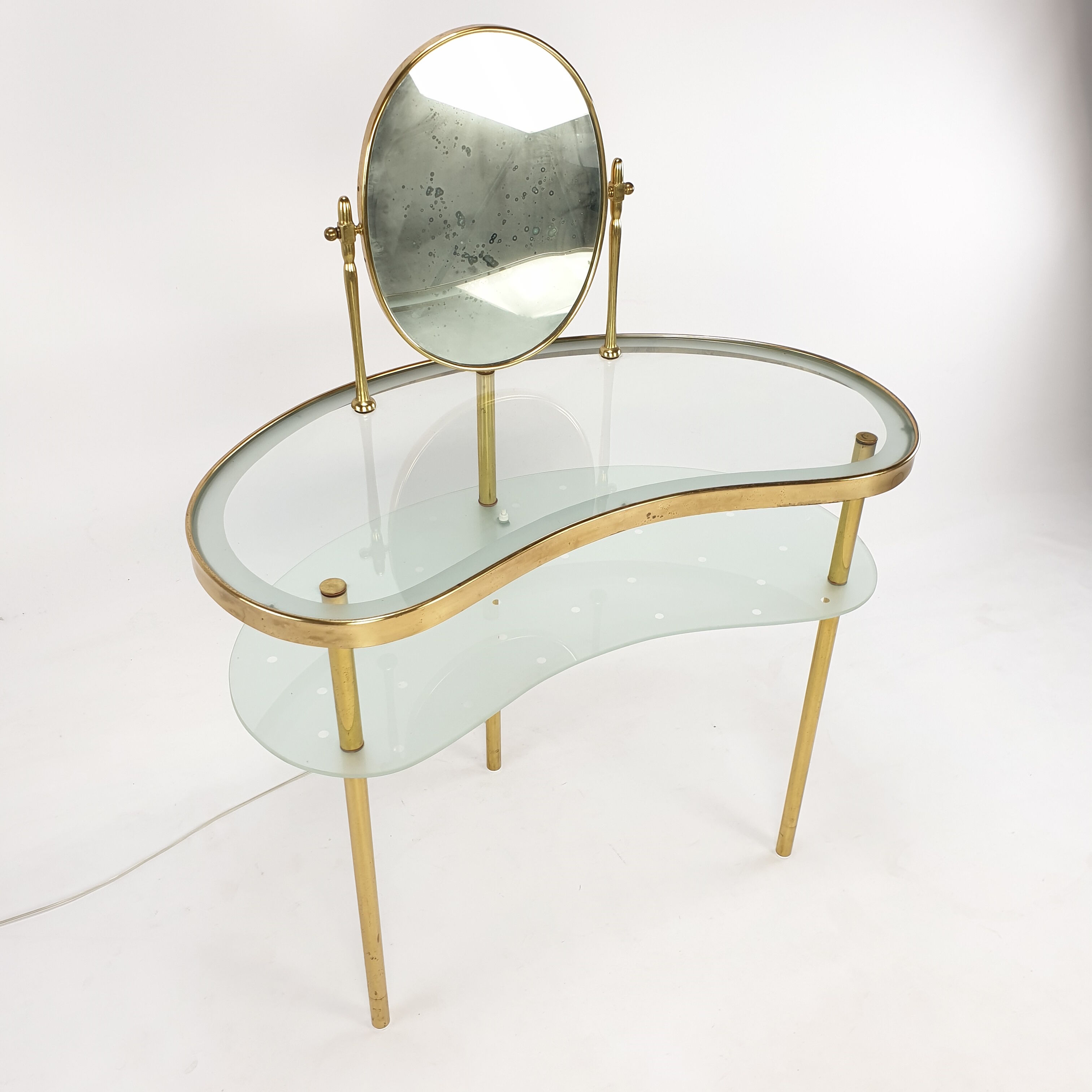 Luigi Brusotti dressing table with mirror, Italy 1940's