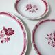 3 old FB Digoin earthenware dishes