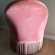 Chair upholstered Toad