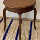 Ancien guéridon ou table d’appoint en bois style Louis XV