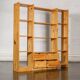 Large pine bookshelf