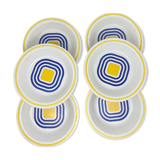 Soup plates Avant Garde Gien 1971
