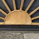 Vintage rattan and wicker headboard "Soleil" – 155 cm