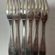 6 Cristofle snail forks