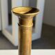 Large adjustable antique gold candlestick H20 D10