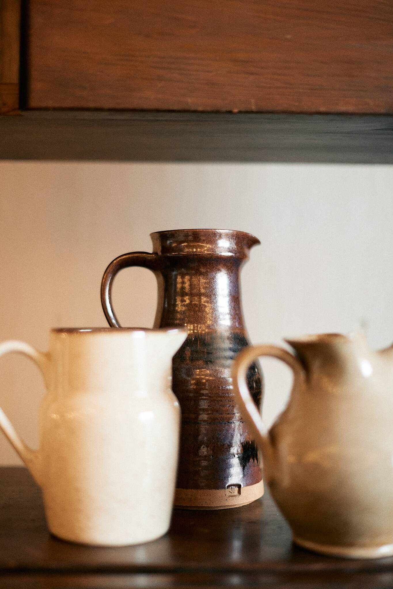Chocolate jug / vase in stoneware