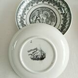 Set of 6 bowls and 2 cups Cappellemans, Jemmapes