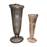 Paire de vases tulipe art deco