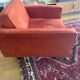 Wind armchair in caramel/brown velvet