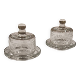 2 beurriers façon cloche
