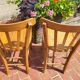 2 bistro chairs