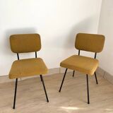 Pair of C57 chairs by Paul Geoffroy for Airborne