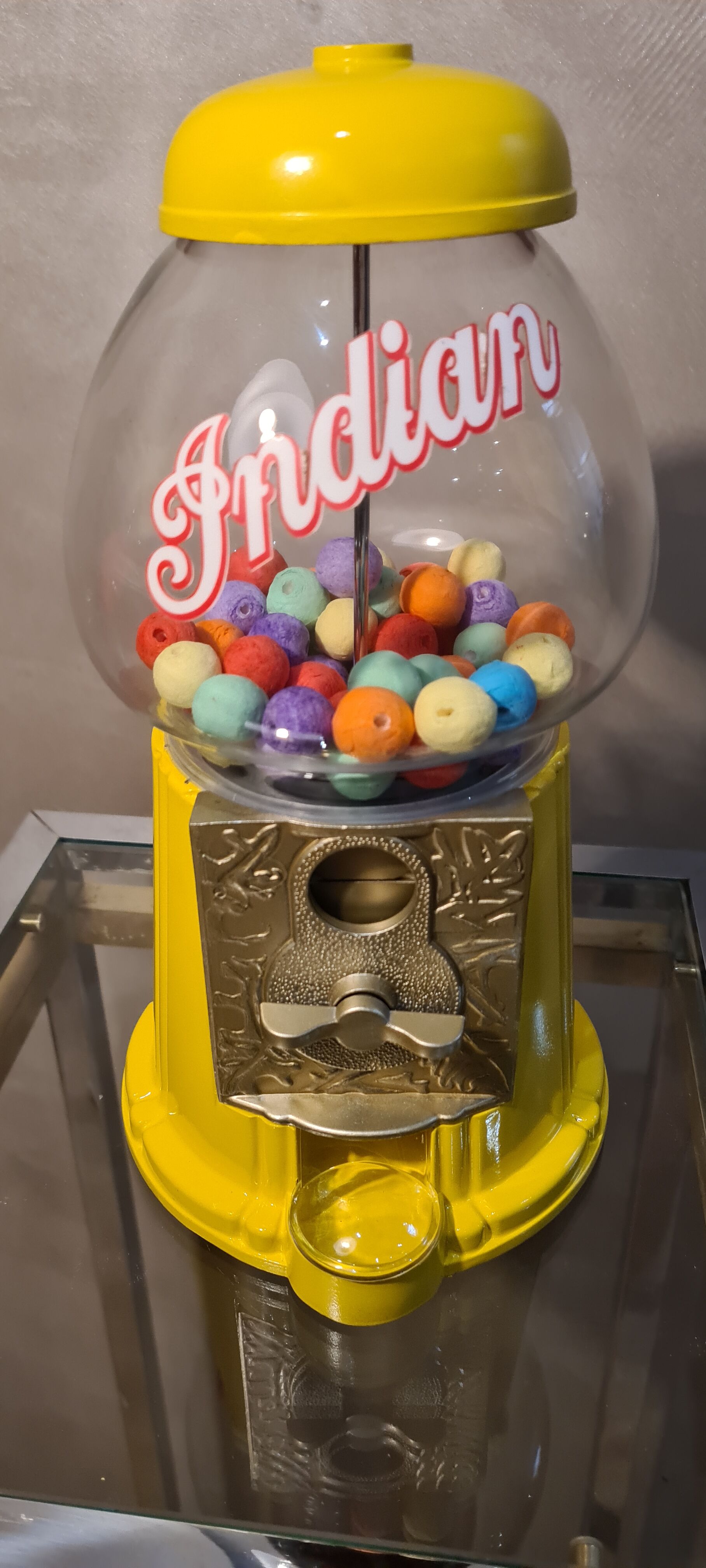 Distributor sweets cacahuetes 1970a 80 cast aluminum and glass 28x14