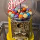 Distributor sweets cacahuetes 1970a 80 cast aluminum and glass 28x14