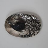Baguier Art Nouveau en bronze argenté, circa 1900