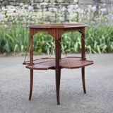 Wooden flap service, tea trolley, bar, living room furniture, vintage service, kitchen, decoration